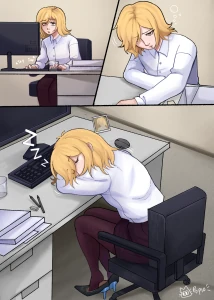 cat boy and office worker 1/10