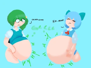 Belated Cirno Day drawing!
