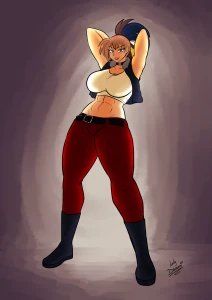 Neo-Leona posing
