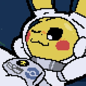 pikachu in space!