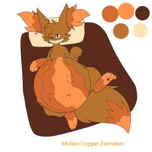 Penny the Copper Fennekin Bio (Adopt)