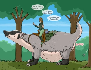 Thistlefur and the centaur