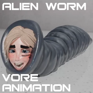 Alien Worm Vore (Animation)