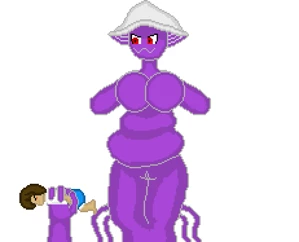 Female Boss Summoned by Defeating 3 Mushrooms