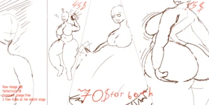OCTOBER YCH: AFTER VORE