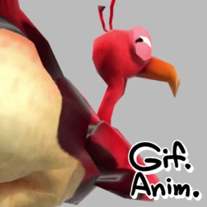 twerkey remake anim (3d anim/gif) (also not vore)