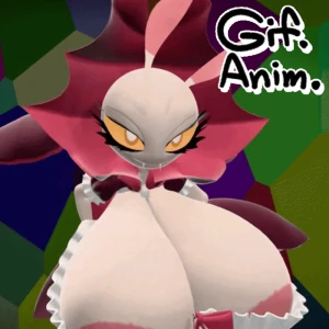 leavanny boob sway anim (3d anim/gif) (not vore)
