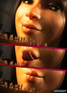 Sleepless Goddess - 46 - BBW Giantess Vore Comic