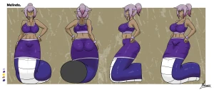 Melinda model sheets 08 Gym