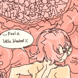Glasses girl tiny vore (censored ver)