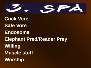 Voretober Day 3: Spa