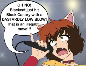 Blackcat VS Black Canary PAGE 8