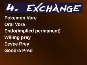 Voretober 2026 Day 4: Exchange