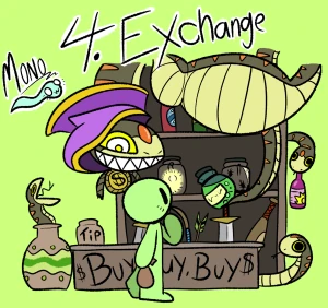 Day 4: Exchange with S. Merchent by Banditmax201