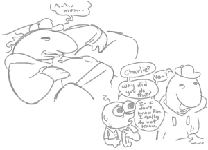 that one time i drew charlie dompler vore