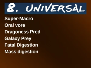 Voretober 2026 Day 8: Universal