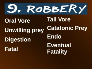 Voretober 2026 Day 9: Robbery