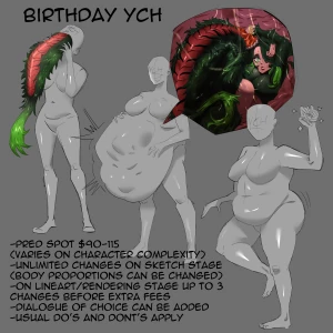 esesr birthday YCH 