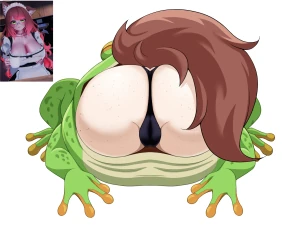 Frog eats a Vtuber 1