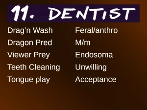 Voretober 2026 Day 11: Dentist