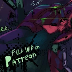 (Patreon ad) WIP of Gebera Tetra Mass Vore