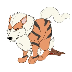 Arcanine pile