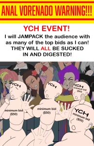 YCH Event! ANAL VORENADO!