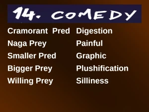 Voretober 2026 Day 14: Comedy