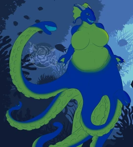 Cuddly Coastal Cecaelia ((commission))