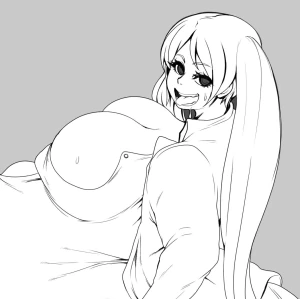 [Commission] Bloated Schoolgirl Sui
