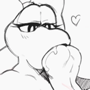 Birdo swallows Daisy [GIF]