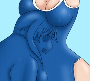 Suguha stretching out that swimsuit pt 2/3